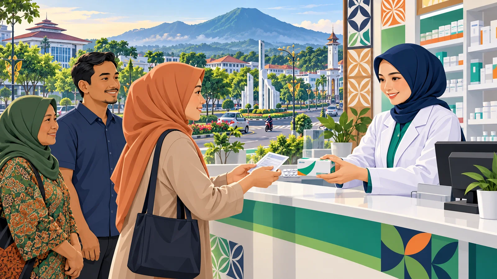 Cara mengambil obat Program Rujuk Balik di apotek dengan checklist proses